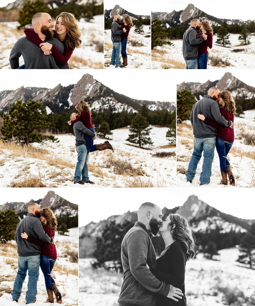Boulder engagement portraits, Colorado Winter Engagement pictures, Colorado Engagement Photos, Boulder Engagement Photography, Engagement Photos Mountains Winter Colorado, Colorado Mountain Engagement Pictures, Colorado Mountain Engagement Photos, Colorado Flatirons Engagement, Chautauqua Park Engagement Pictures, Boulder Wedding Photographer, Denver Wedding, Denver Wedding Photography, Denver Engagement Photographer, Boulder Engagement Photos, Engagement Photos Boulder, Colorado Engagement