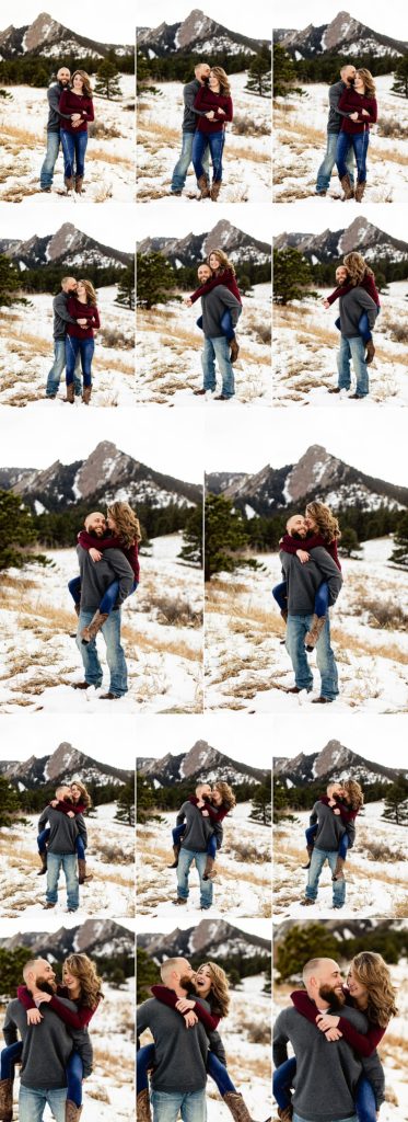 Boulder engagement portraits, Colorado Winter Engagement pictures, Colorado Engagement Photos, Boulder Engagement Photography, Engagement Photos Mountains Winter Colorado, Colorado Mountain Engagement Pictures, Colorado Mountain Engagement Photos, Colorado Flatirons Engagement, Chautauqua Park Engagement Pictures, Boulder Wedding Photographer, Denver Wedding, Denver Wedding Photography, Denver Engagement Photographer, Boulder Engagement Photos, Engagement Photos Boulder, Colorado Engagement