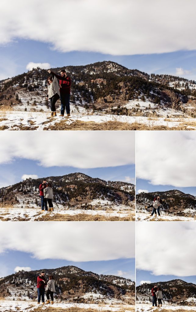 Boulder engagement portraits, Colorado Winter Engagement pictures, Colorado Engagement Photos, Boulder Engagement Photography, Engagement Photos Mountains Winter Colorado, Colorado Mountain Engagement Pictures, Colorado Mountain Engagement Photos, Colorado Flatirons Engagement, Chautauqua Park Engagement Pictures, Boulder Wedding Photographer, Denver Wedding, Denver Wedding Photography, Denver Engagement Photographer, Boulder Engagement Photos, Engagement Photos Boulder, Colorado Engagement