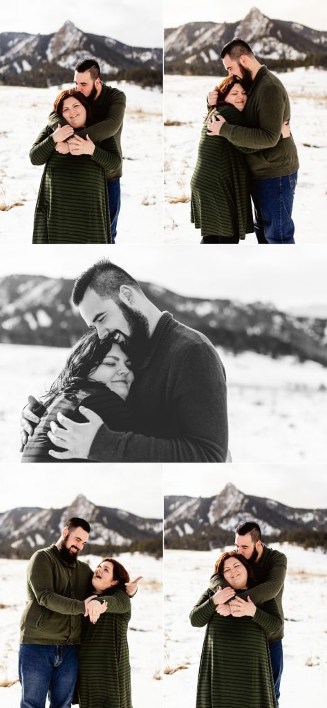 Boulder engagement portraits, Colorado Winter Engagement pictures, Colorado Engagement Photos, Boulder Engagement Photography, Engagement Photos Mountains Winter Colorado, Colorado Mountain Engagement Pictures, Colorado Mountain Engagement Photos, Colorado Flatirons Engagement, Chautauqua Park Engagement Pictures, Boulder Wedding Photographer, Denver Wedding, Denver Wedding Photography, Denver Engagement Photographer, Boulder Engagement Photos, Engagement Photos Boulder, Colorado Engagement