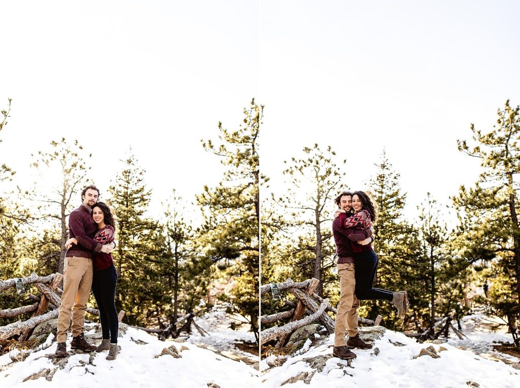 Boulder engagement portraits, Colorado Engagement pictures, Colorado Engagement Photos, Boulder Engagement Photography, Engagement Photos Mountains Colorado, Colorado Mountain Engagement Pictures, Colorado Mountain Engagement Photos, Lost Gulch Lookout Engagement, Lost Gulch Lookout, Boulder Wedding, Boulder Wedding Photographer, Denver Wedding, Fall Colorado Engagement Portraits, Denver Engagement Photographer, Boulder Engagement Photos, Engagement Photos Boulder, Engagement Photos in Colorado