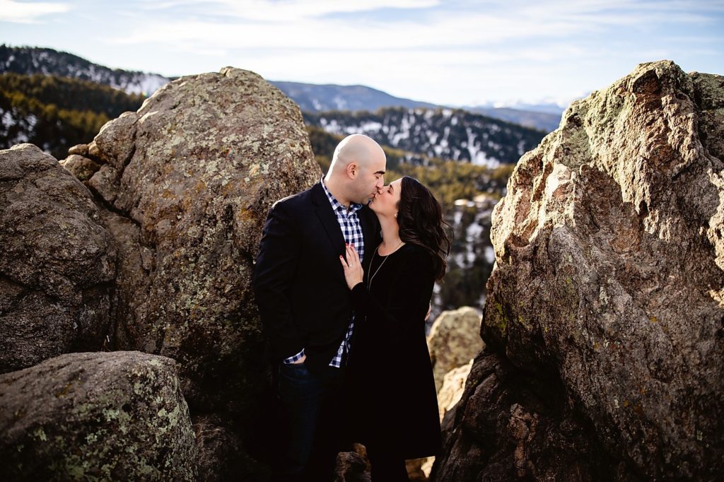 Boulder engagement portraits, Colorado Winter Engagement pictures, Colorado Engagement Photos, Boulder Engagement Photography, Engagement Photos Mountains Winter Colorado, Colorado Mountain Engagement Pictures, Colorado Mountain Engagement Photos, Lost Gulch Lookout Engagement, Lost Gulch Lookout, Boulder Wedding, Boulder Wedding Photographer, Denver Wedding, Denver Wedding Photography, Denver Engagement Photographer, Boulder Engagement Photos, Engagement Photos Boulder, Colorado Engagement
