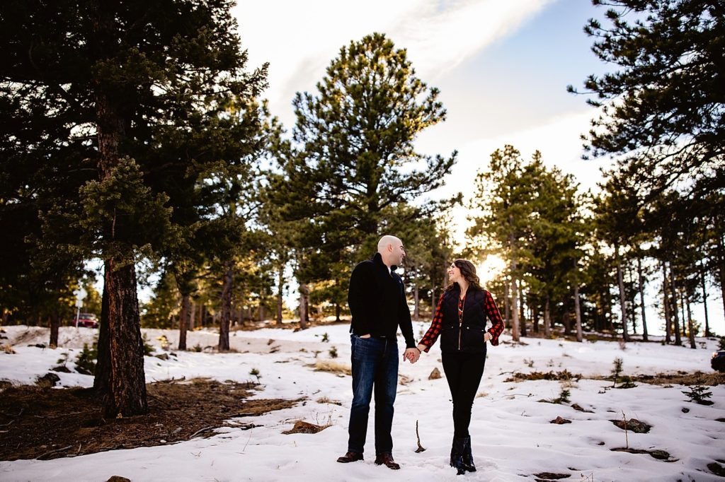 Boulder engagement portraits, Colorado Winter Engagement pictures, Colorado Engagement Photos, Boulder Engagement Photography, Engagement Photos Mountains Winter Colorado, Colorado Mountain Engagement Pictures, Colorado Mountain Engagement Photos, Lost Gulch Lookout Engagement, Lost Gulch Lookout, Boulder Wedding, Boulder Wedding Photographer, Denver Wedding, Denver Wedding Photography, Denver Engagement Photographer, Boulder Engagement Photos, Engagement Photos Boulder, Colorado Engagement