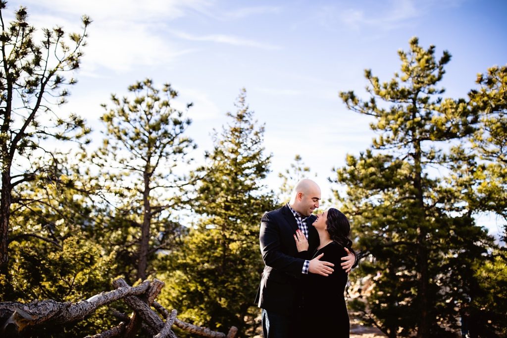 Boulder engagement portraits, Colorado Winter Engagement pictures, Colorado Engagement Photos, Boulder Engagement Photography, Engagement Photos Mountains Winter Colorado, Colorado Mountain Engagement Pictures, Colorado Mountain Engagement Photos, Lost Gulch Lookout Engagement, Lost Gulch Lookout, Boulder Wedding, Boulder Wedding Photographer, Denver Wedding, Denver Wedding Photography, Denver Engagement Photographer, Boulder Engagement Photos, Engagement Photos Boulder, Colorado Engagement