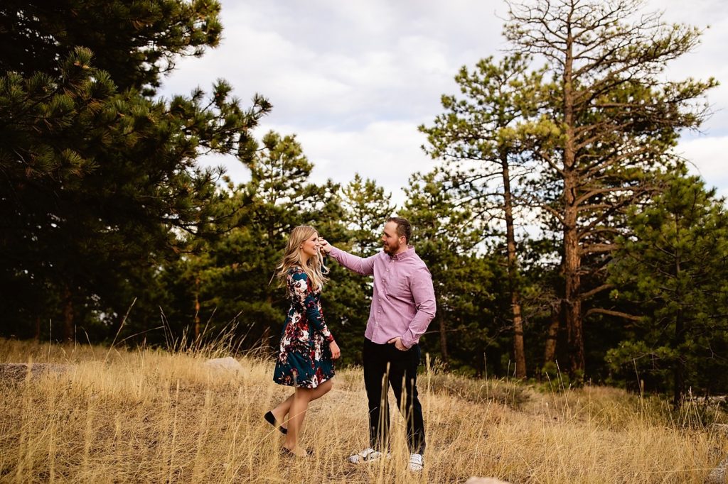 Boulder engagement portraits, Colorado Engagement pictures, Colorado Engagement Photos, Boulder Engagement Photography, Engagement Photos Mountains Colorado, Colorado Mountain Engagement Pictures, Colorado Mountain Engagement Photos, Lost Gulch Lookout Engagement, Lost Gulch Lookout, Boulder Wedding, Boulder Wedding Photographer, Denver Wedding, Fall Colorado Engagement Portraits, Denver Engagement Photographer, Boulder Engagement Photos, Engagement Photos Boulder, Engagement Photos in Colorado