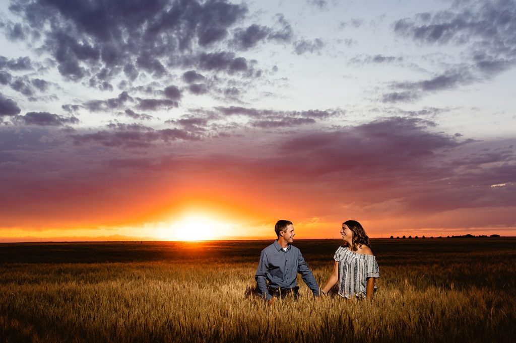 Colorado Engagement Photographer, Colorado Wedding Photographer, Colorado Farm Engagement Photographer, Colorado Farm Wedding Photographer, Keenesburg Wedding Photographer, Keenesburg Engagement Photographer, Colorado Wheat Harvest Engagement Photographer, Engagement Photos in Colorado Fields, Colorado Country Engagement Photographer, Brush Engagement Photographer, Brush Wedding Photographer, Bennett Wedding Photographer, Bennett Engagement Photographer, Denver Engagement Photographer