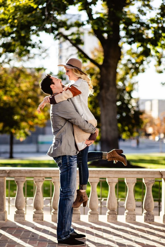 Downtown Denver Engagement Photography
