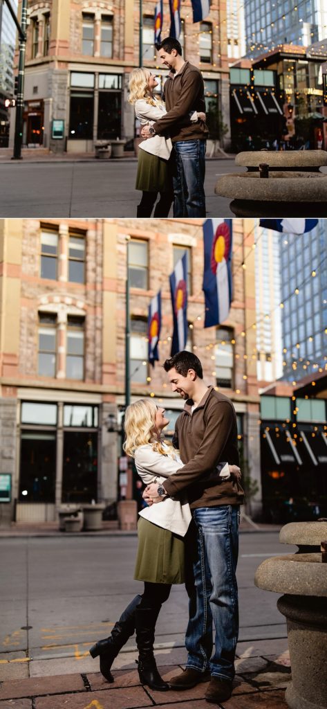 Downtown Denver Engagement Photography