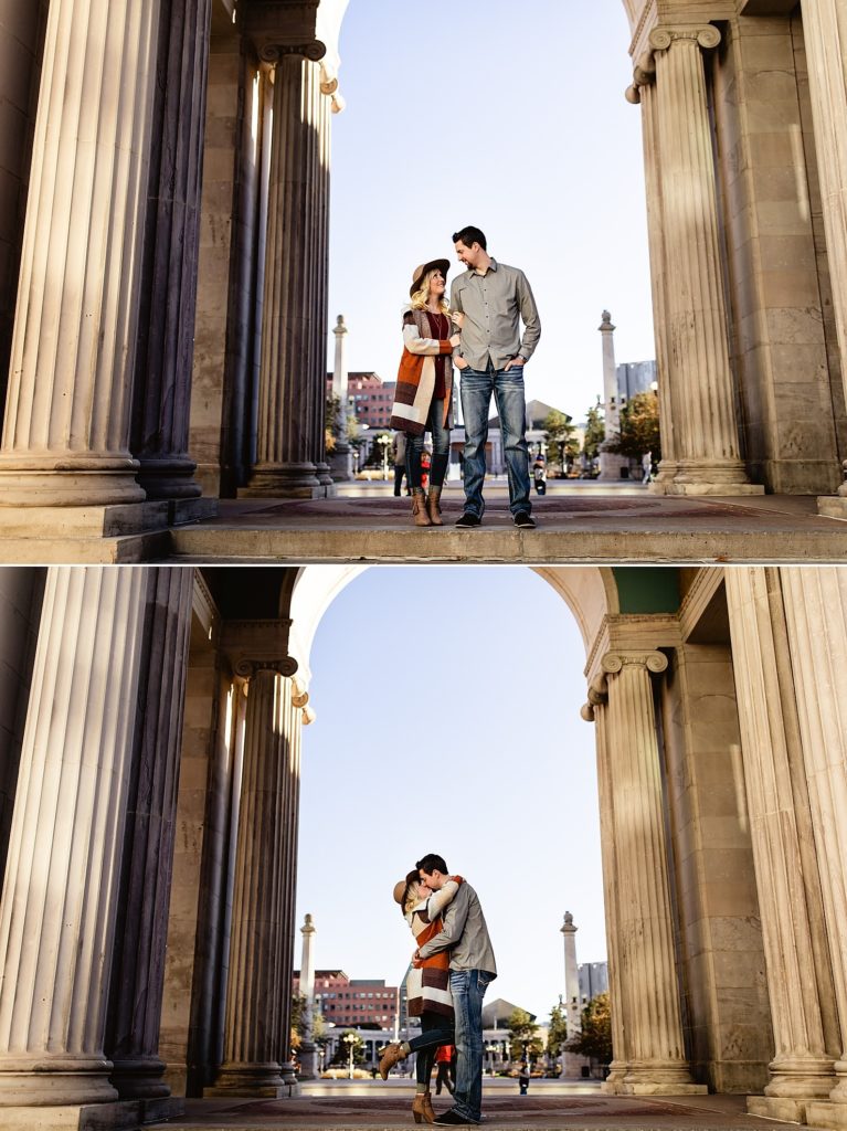 Downtown Denver Engagement Photography