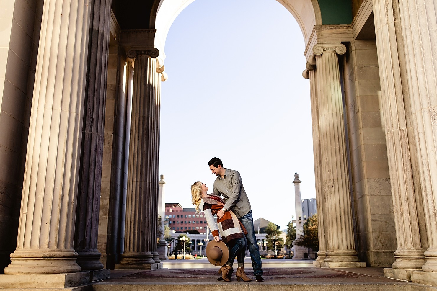 Downtown Denver Engagement Photography