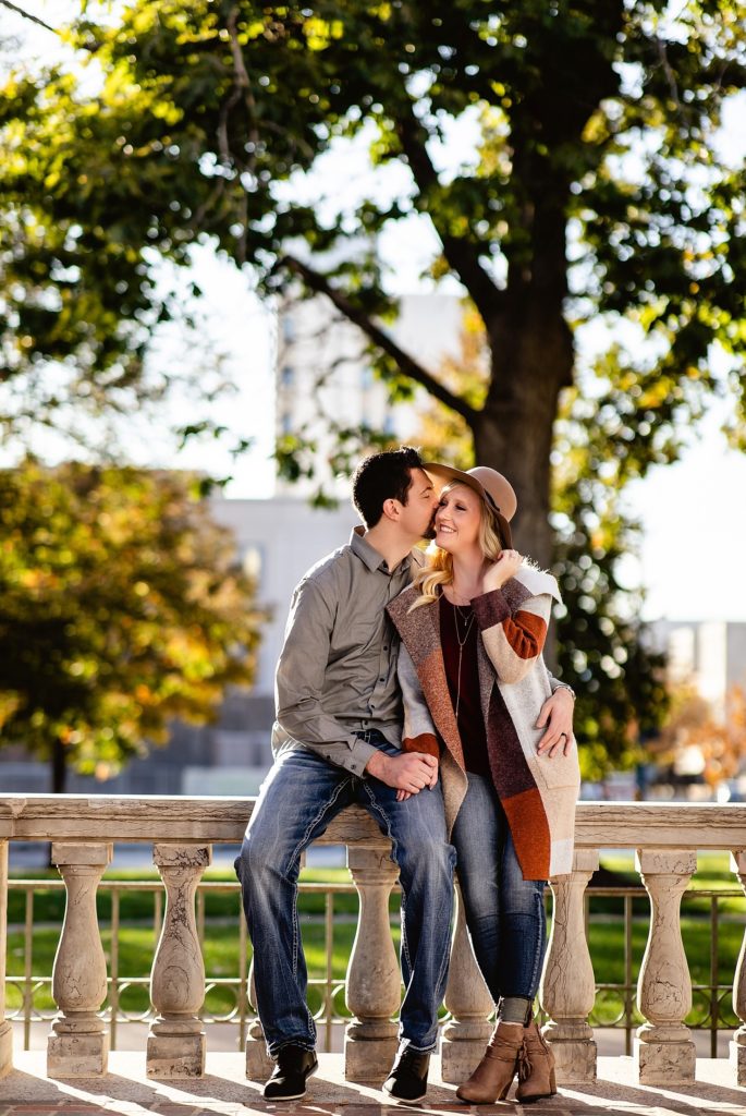 Downtown Denver Engagement Photography