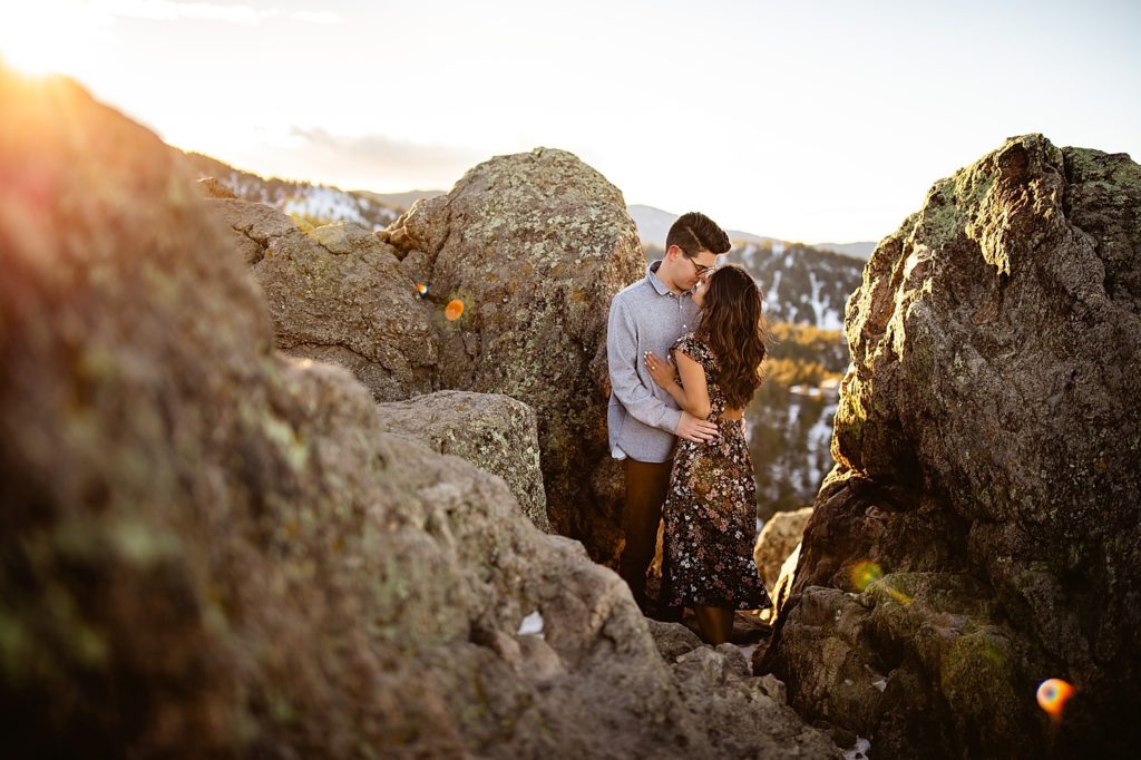 Boulder engagement portraits, Colorado Winter Engagement pictures, Colorado Engagement Photos, Boulder Engagement Photography, Engagement Photos Mountains Winter Colorado, Colorado Mountain Engagement Pictures, Colorado Mountain Engagement Photos, Lost Gulch Lookout Engagement, Lost Gulch Lookout, Boulder Wedding, Boulder Wedding Photographer, Denver Wedding, Denver Wedding Photography, Denver Engagement Photographer, Boulder Engagement Photos, Engagement Photos Boulder, Colorado Engagement