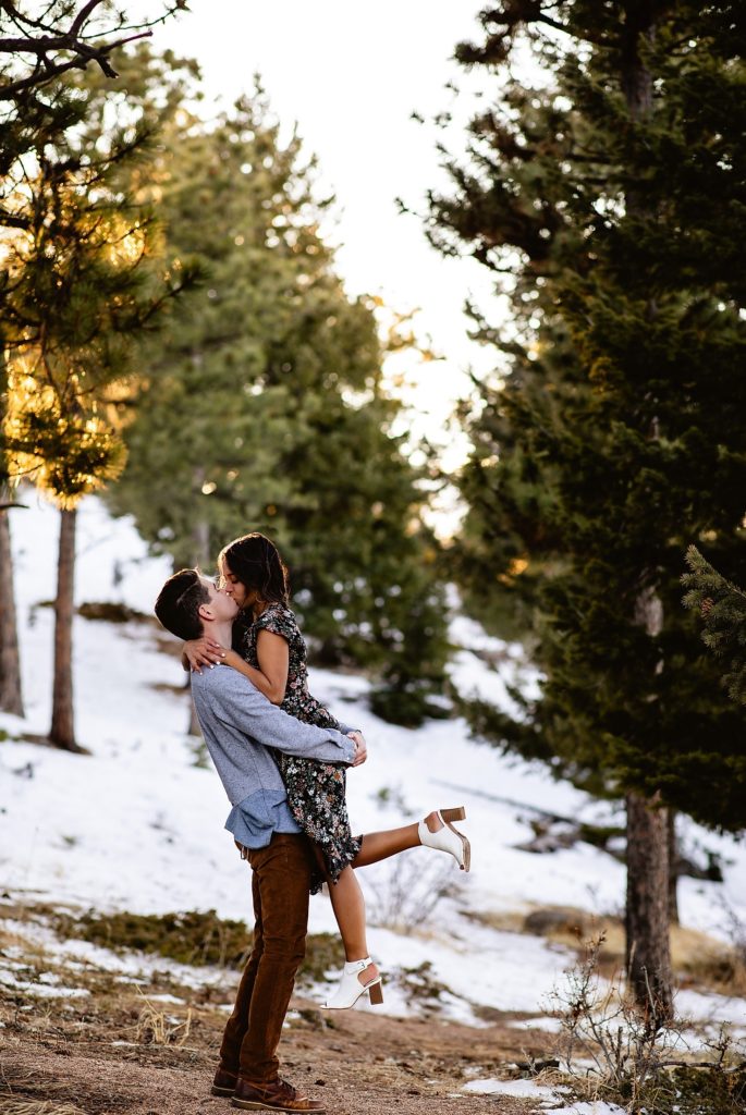 Boulder engagement portraits, Colorado Winter Engagement pictures, Colorado Engagement Photos, Boulder Engagement Photography, Engagement Photos Mountains Winter Colorado, Colorado Mountain Engagement Pictures, Colorado Mountain Engagement Photos, Lost Gulch Lookout Engagement, Lost Gulch Lookout, Boulder Wedding, Boulder Wedding Photographer, Denver Wedding, Denver Wedding Photography, Denver Engagement Photographer, Boulder Engagement Photos, Engagement Photos Boulder, Colorado Engagement