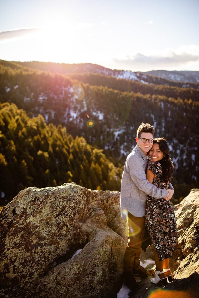 Boulder engagement portraits, Colorado Winter Engagement pictures, Colorado Engagement Photos, Boulder Engagement Photography, Engagement Photos Mountains Winter Colorado, Colorado Mountain Engagement Pictures, Colorado Mountain Engagement Photos, Lost Gulch Lookout Engagement, Lost Gulch Lookout, Boulder Wedding, Boulder Wedding Photographer, Denver Wedding, Denver Wedding Photography, Denver Engagement Photographer, Boulder Engagement Photos, Engagement Photos Boulder, Colorado Engagement