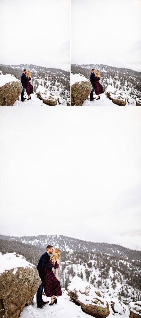 Boulder engagement portraits, Colorado Winter Engagement pictures, Colorado Engagement Photos, Boulder Engagement Photography, Engagement Photos Mountains Winter Colorado, Colorado Mountain Engagement Pictures, Colorado Mountain Engagement Photos, Lost Gulch Lookout Engagement, Lost Gulch Lookout, Boulder Wedding, Boulder Wedding Photographer, Denver Wedding, Denver Wedding Photography, Denver Engagement Photographer, Boulder Engagement Photos, Engagement Photos Boulder, Colorado Engagement