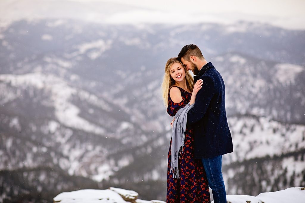 Boulder engagement portraits, Colorado Winter Engagement pictures, Colorado Engagement Photos, Boulder Engagement Photography, Engagement Photos Mountains Winter Colorado, Colorado Mountain Engagement Pictures, Colorado Mountain Engagement Photos, Lost Gulch Lookout Engagement, Lost Gulch Lookout, Boulder Wedding, Boulder Wedding Photographer, Denver Wedding, Denver Wedding Photography, Denver Engagement Photographer, Boulder Engagement Photos, Engagement Photos Boulder, Colorado Engagement