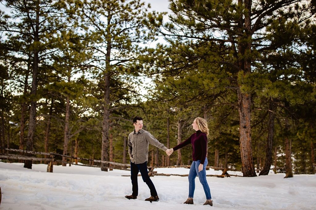 Boulder engagement portraits, Colorado Winter Engagement pictures, Colorado Engagement Photos, Boulder Engagement Photography, Engagement Photos Mountains Winter Colorado, Colorado Mountain Engagement Pictures, Colorado Mountain Engagement Photos, Lost Gulch Lookout Engagement, Lost Gulch Lookout, Boulder Wedding, Boulder Wedding Photographer, Denver Wedding, Denver Wedding Photography, Denver Engagement Photographer, Boulder Engagement Photos, Engagement Photos Boulder, Colorado Engagement