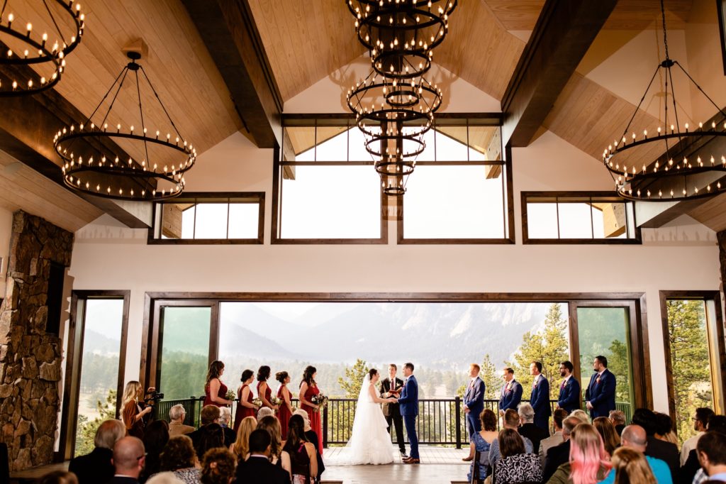 The Boulders at Black Canyon Inn Wedding Estes Park