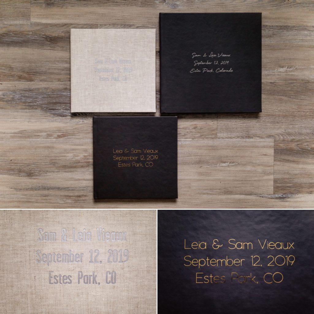 Colorado Wedding Photographer, Colorado Wedding Albums, Colorado Printed Wedding Albums
