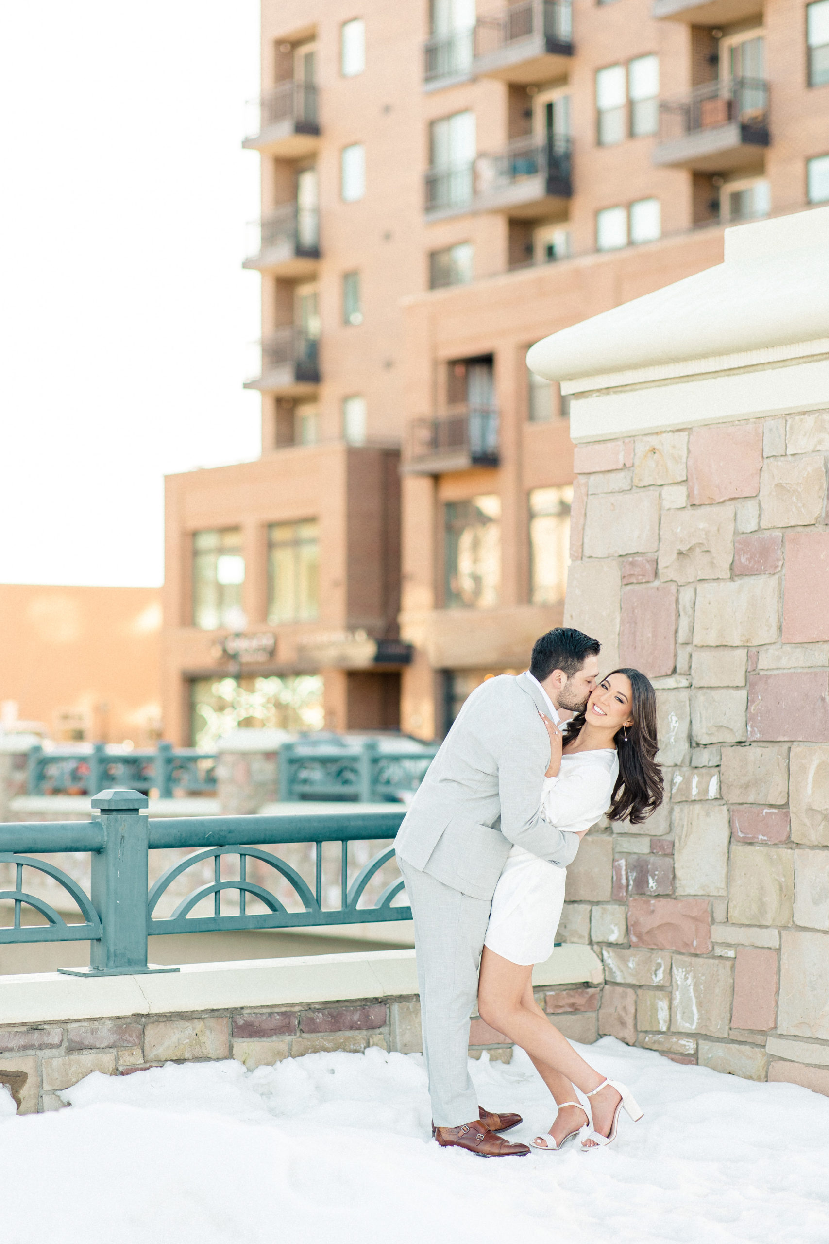 Engagement photo of couple in Castle Rock, Colorado